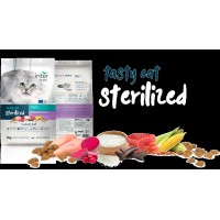 Dist. de Alimentos p/ t/ tipo de Animais | Gatos | Saco de 3kg (Peixe e Arroz / Gatos Esterilizados de Todas as Raças